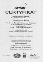 Certyfikat 2006